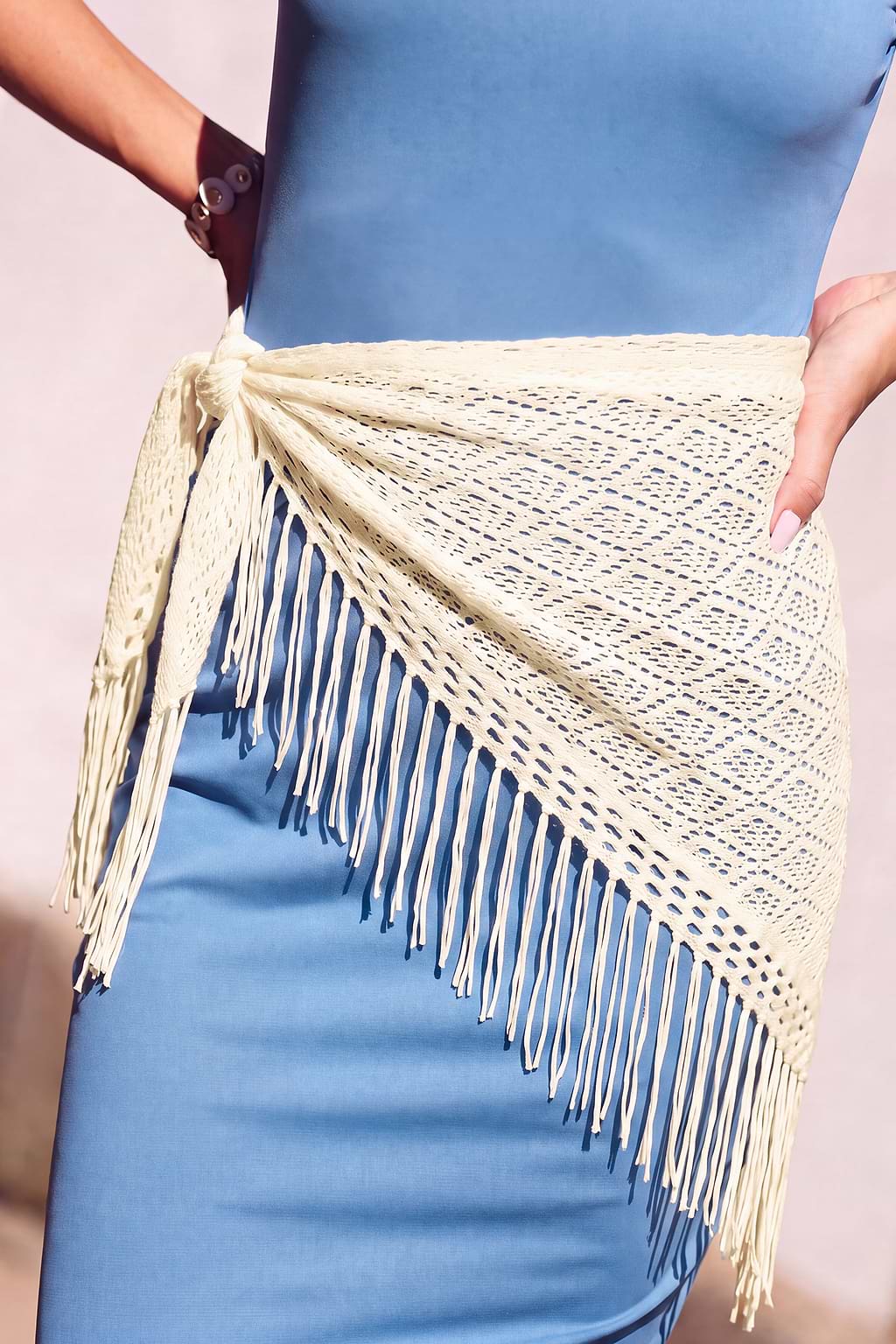 Capri Calling Beige Scarf