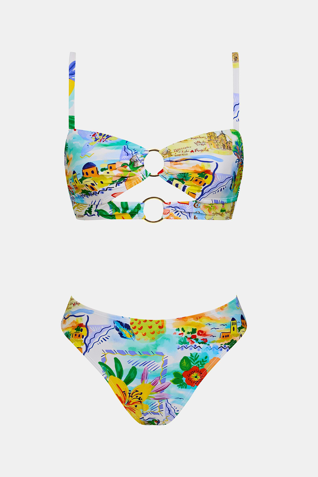 Worldly Tropical Bikini Set