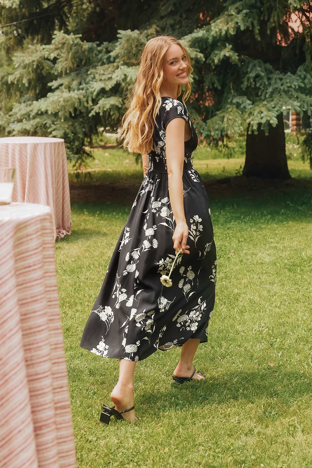 Sunset Social Floral Maxi Dress