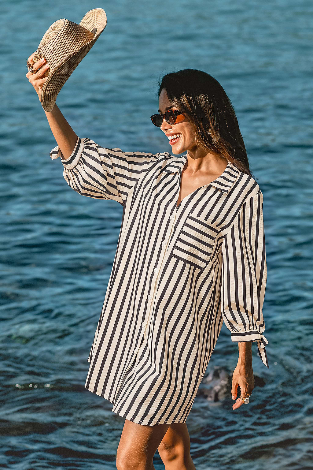 Last Stop Cover-Up Mini Dress
