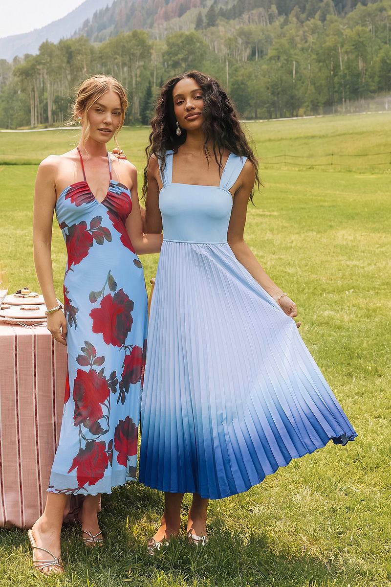 Dimmed Light Ombre Maxi Dress