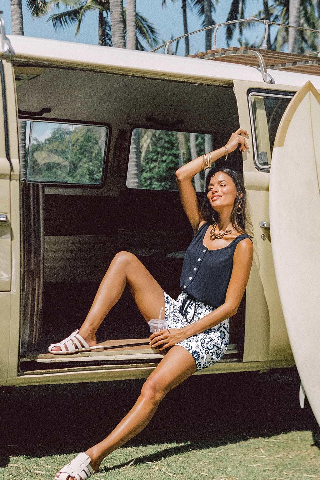 Hit the Road Floral Romper