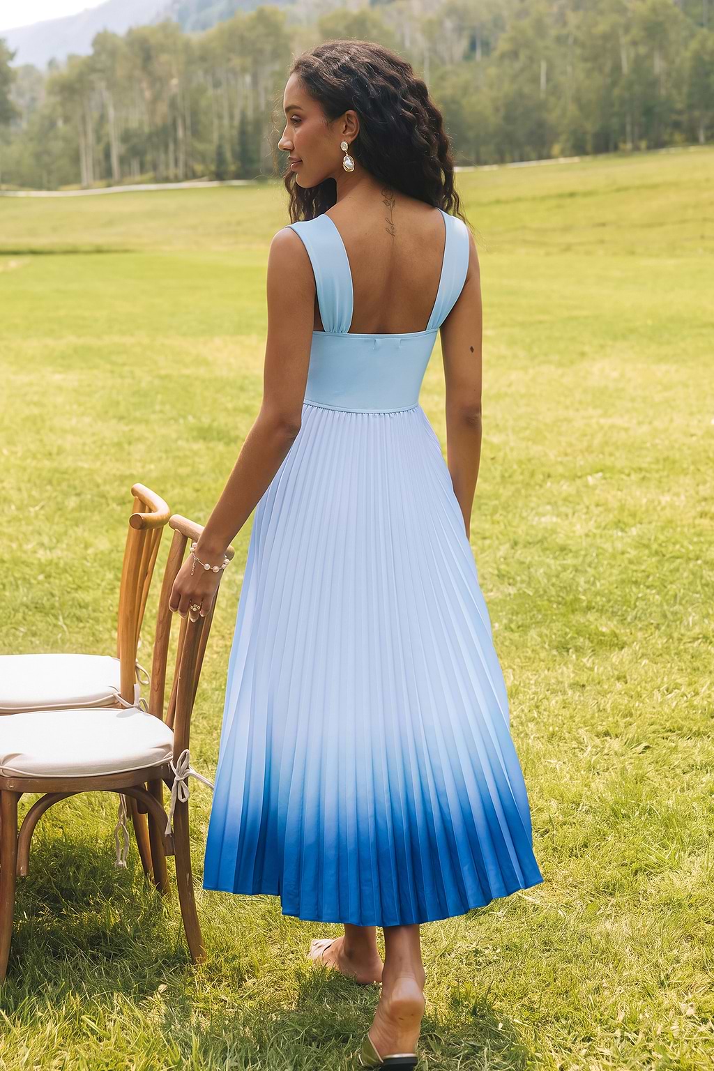 Dimmed Light Ombre Maxi Dress