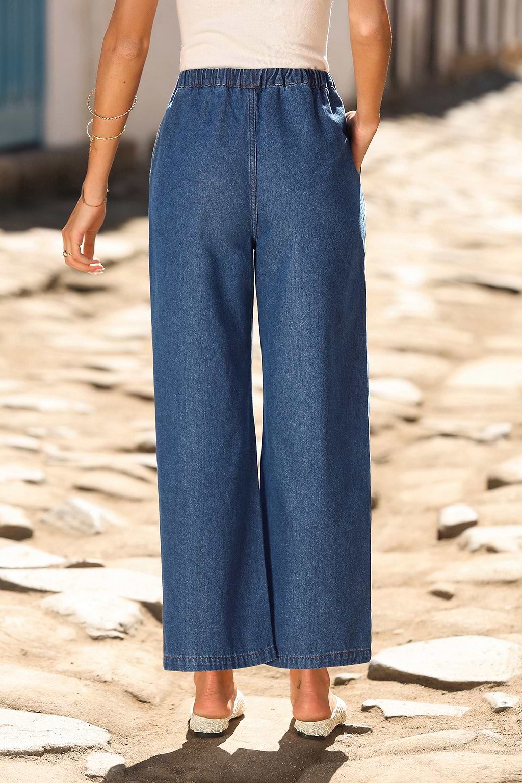 On Repeat Blue Jeans