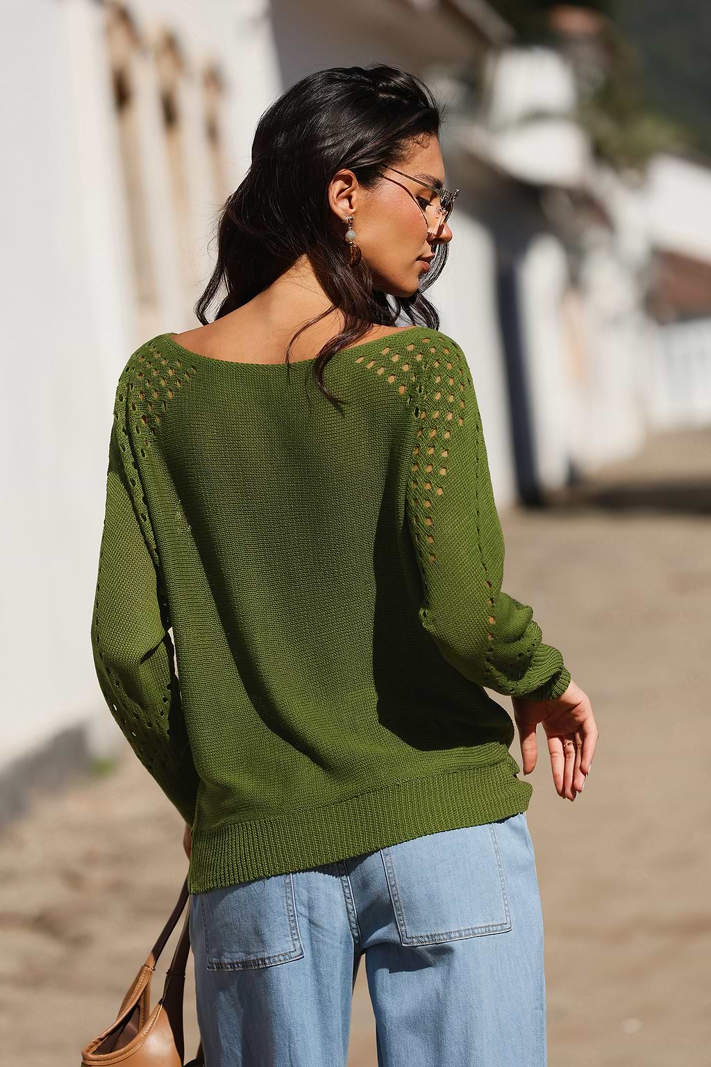 Meadow Morning Green Jumper