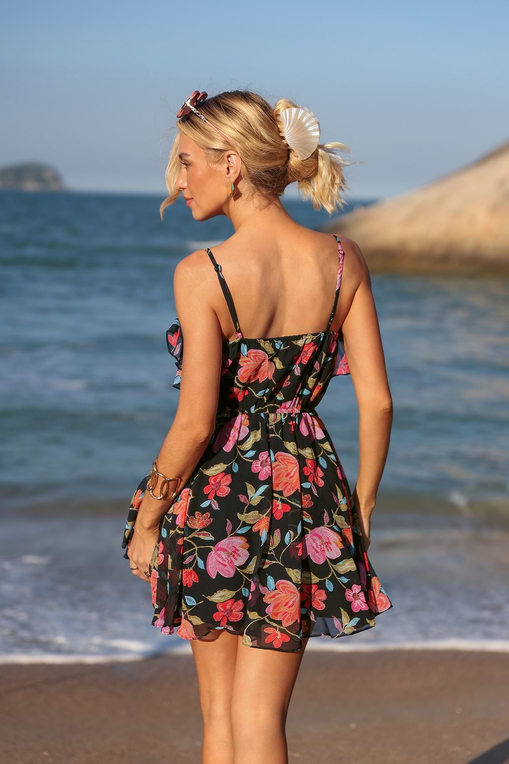 True Colors Floral Mini Dress