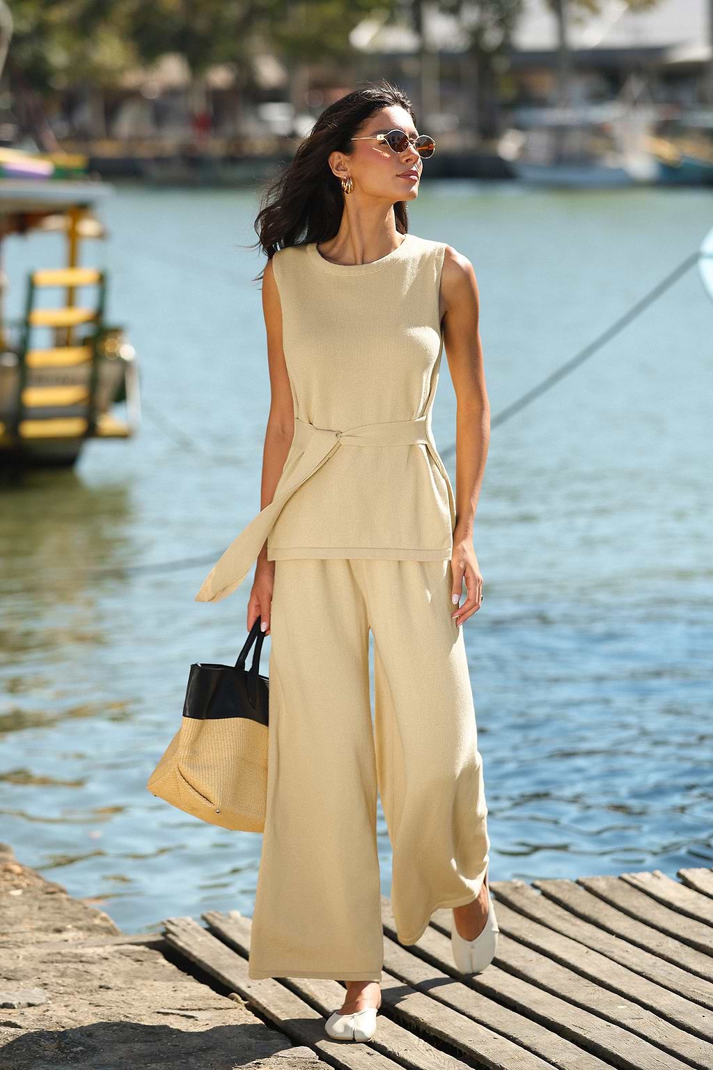 Juniper Beige Sweater Vest