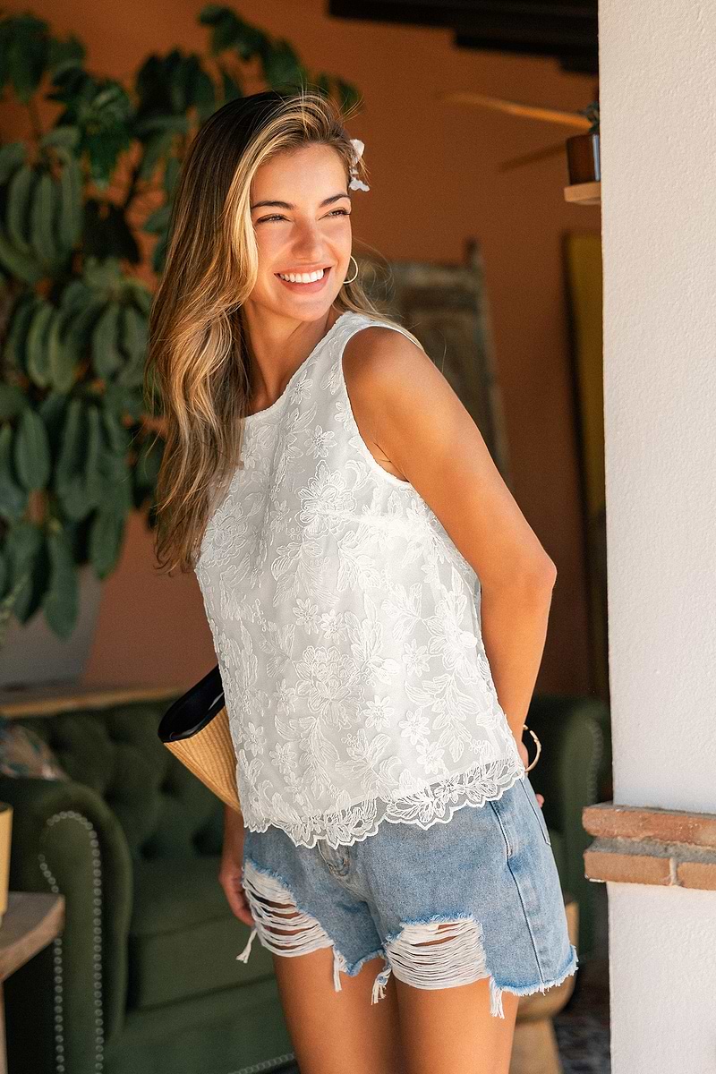 Love You More White Top