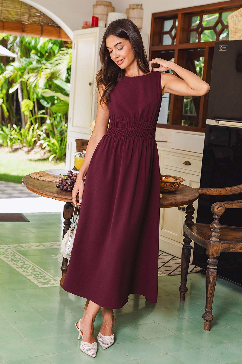 Kiss & Tell Red Maxi Dress