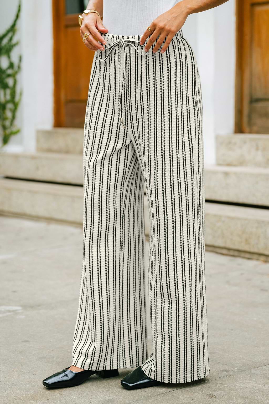 Once in a Blue Moon Striped Pants