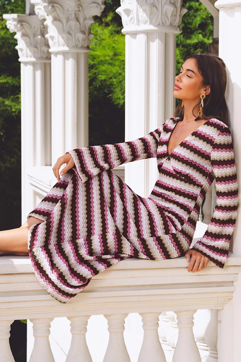 Head Over Heels Striped Maxi Dress