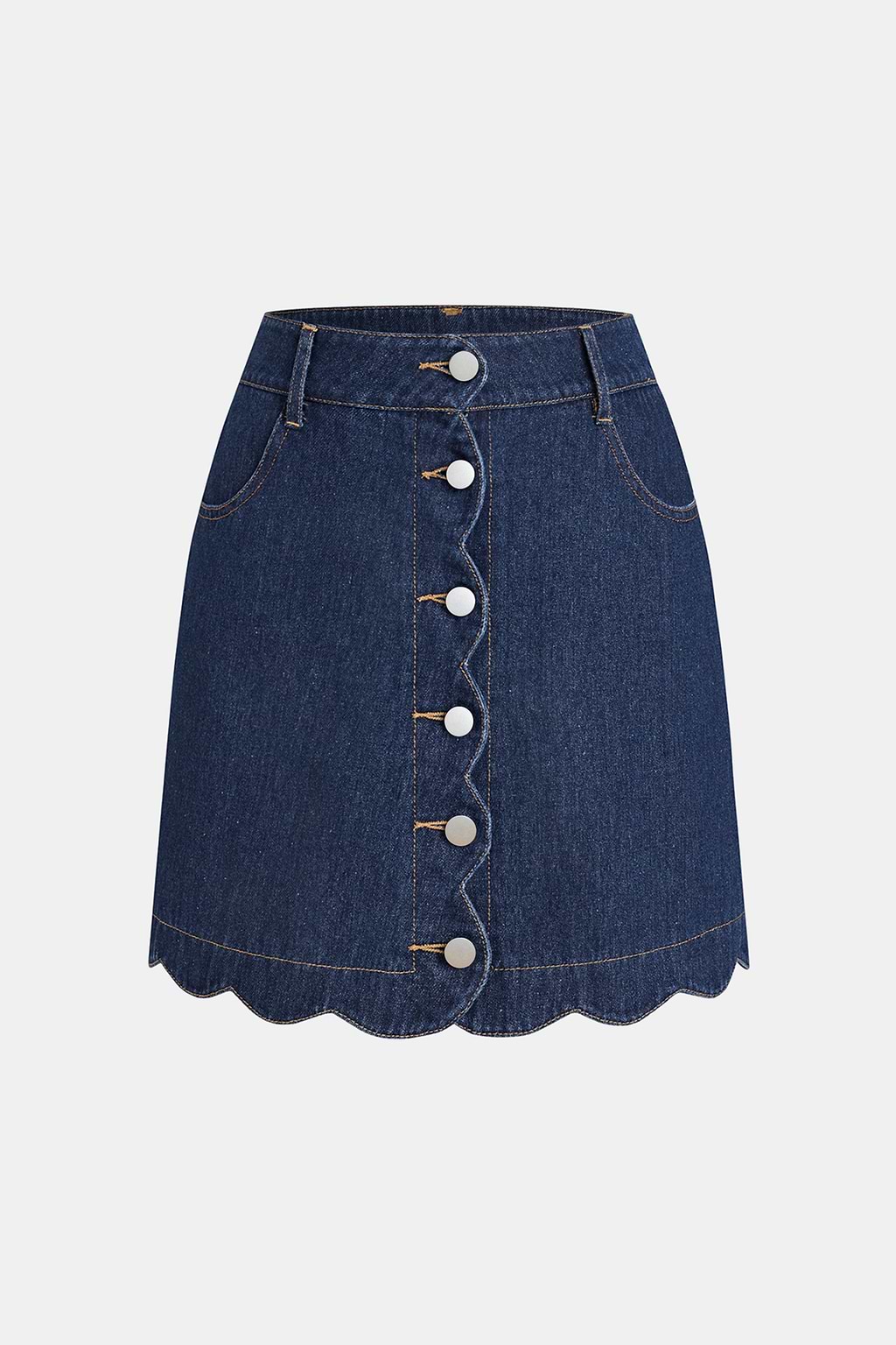August Sky Denim Mini Skirt