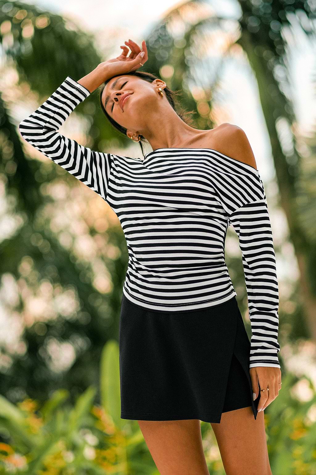 One Thing Led to Another Striped Top