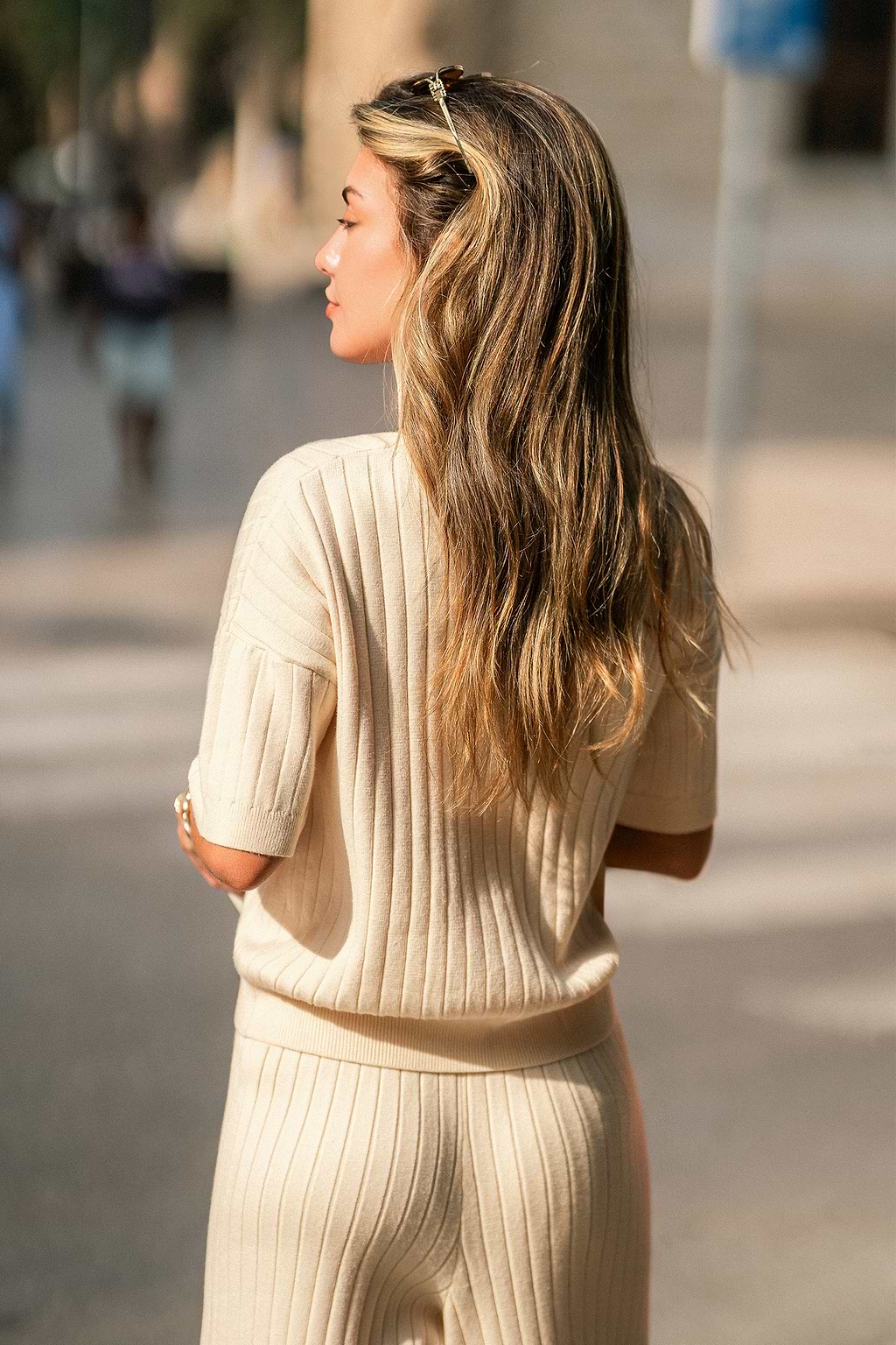 Evening Stillness Beige Jumper