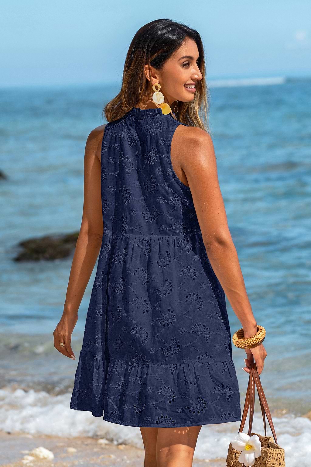 Higher Ground Blue Mini Dress
