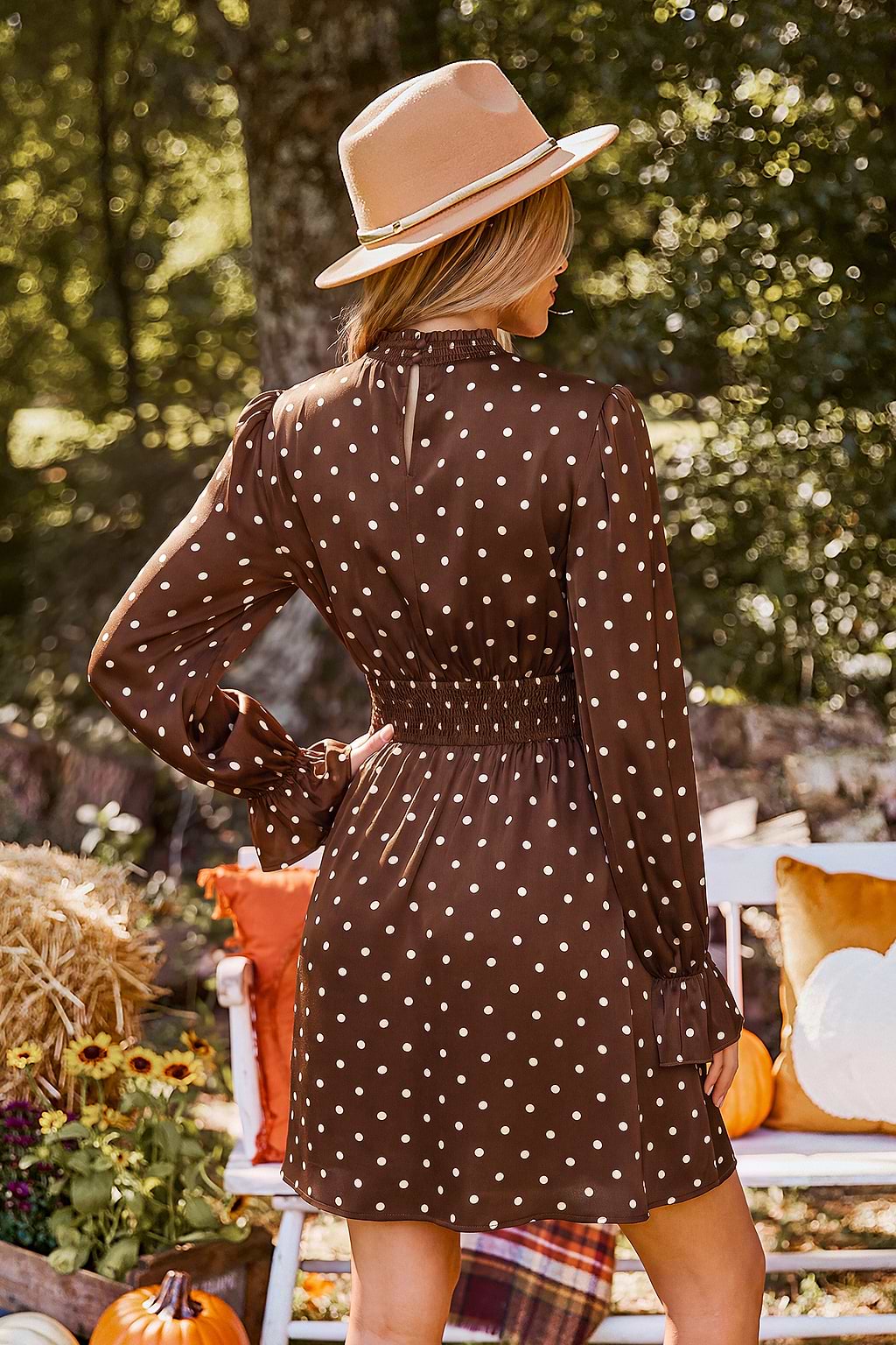 By the Book Polka Dot Mini Dress