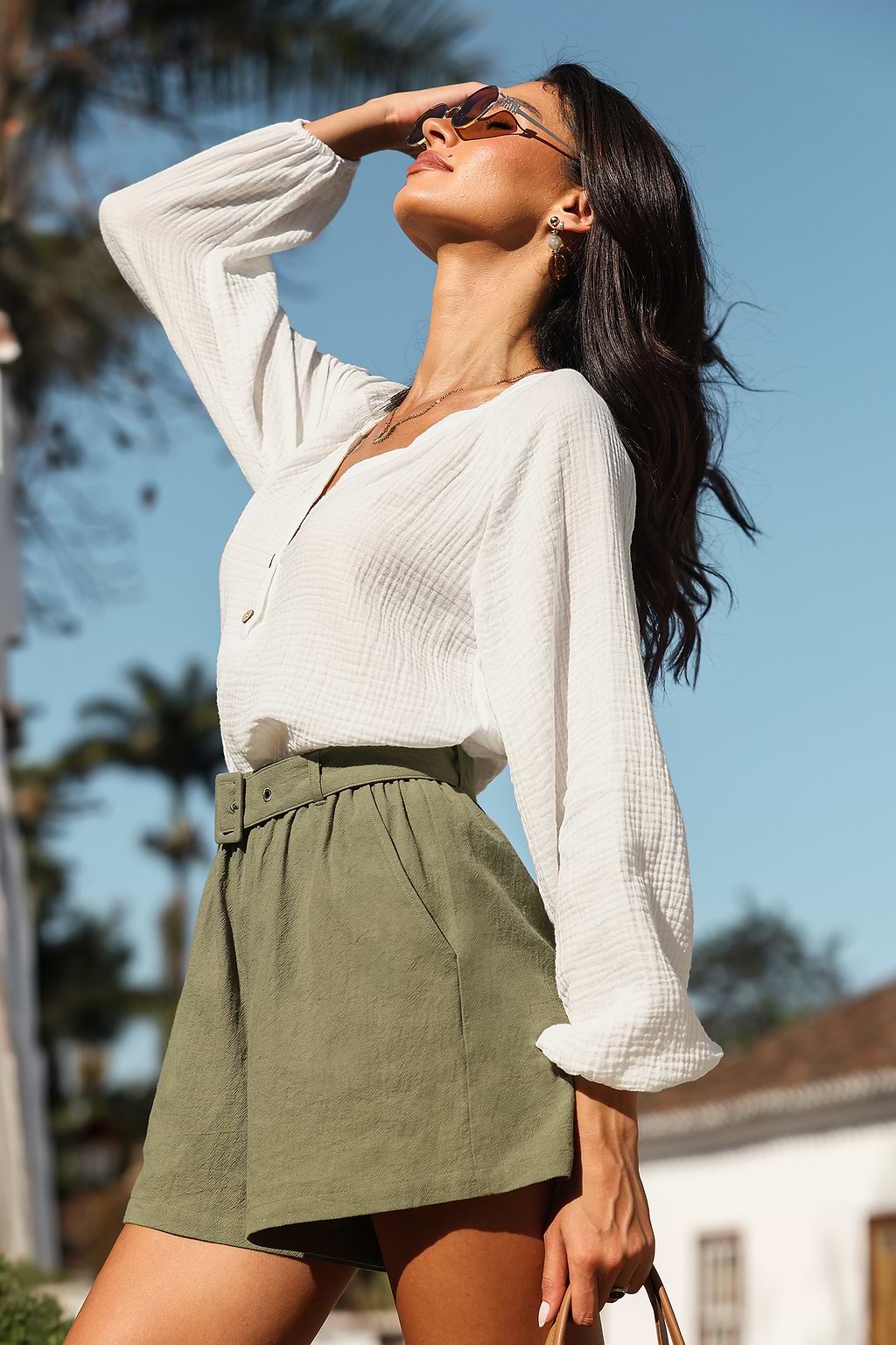 Adventure Ahead Green Shorts