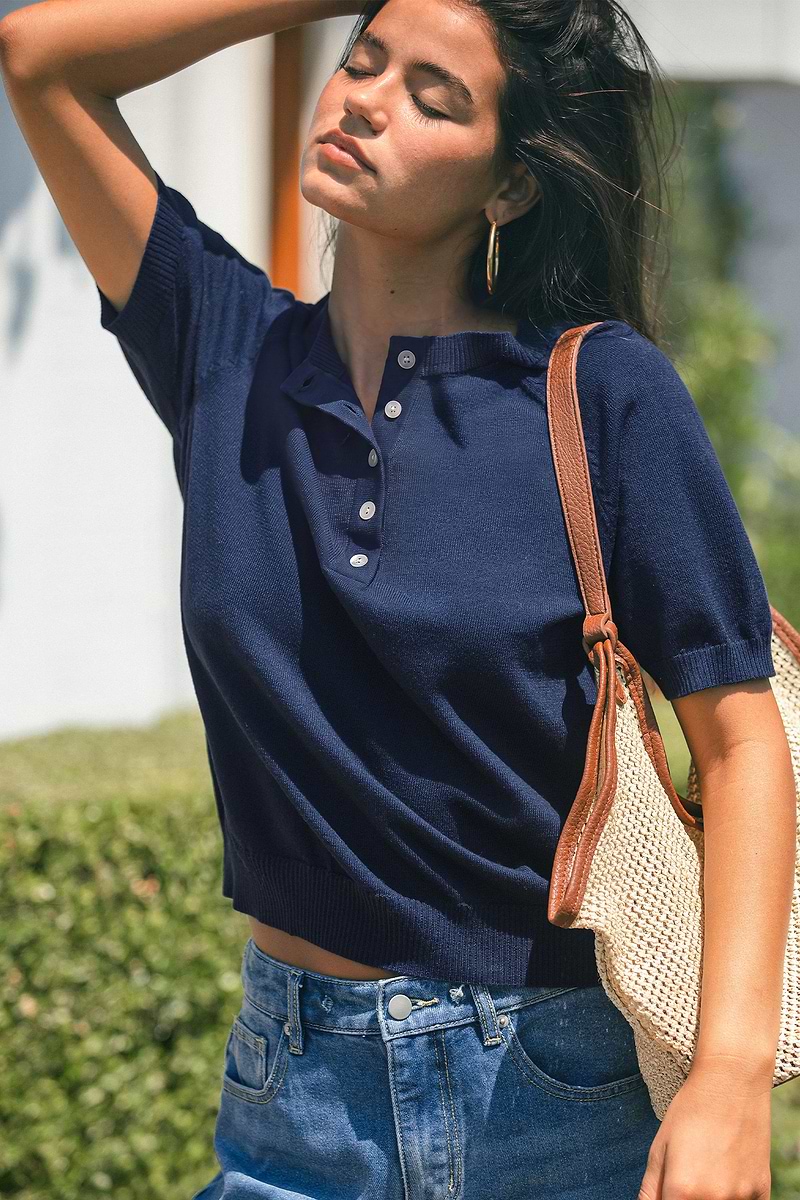 Sentimental Navy Sweater