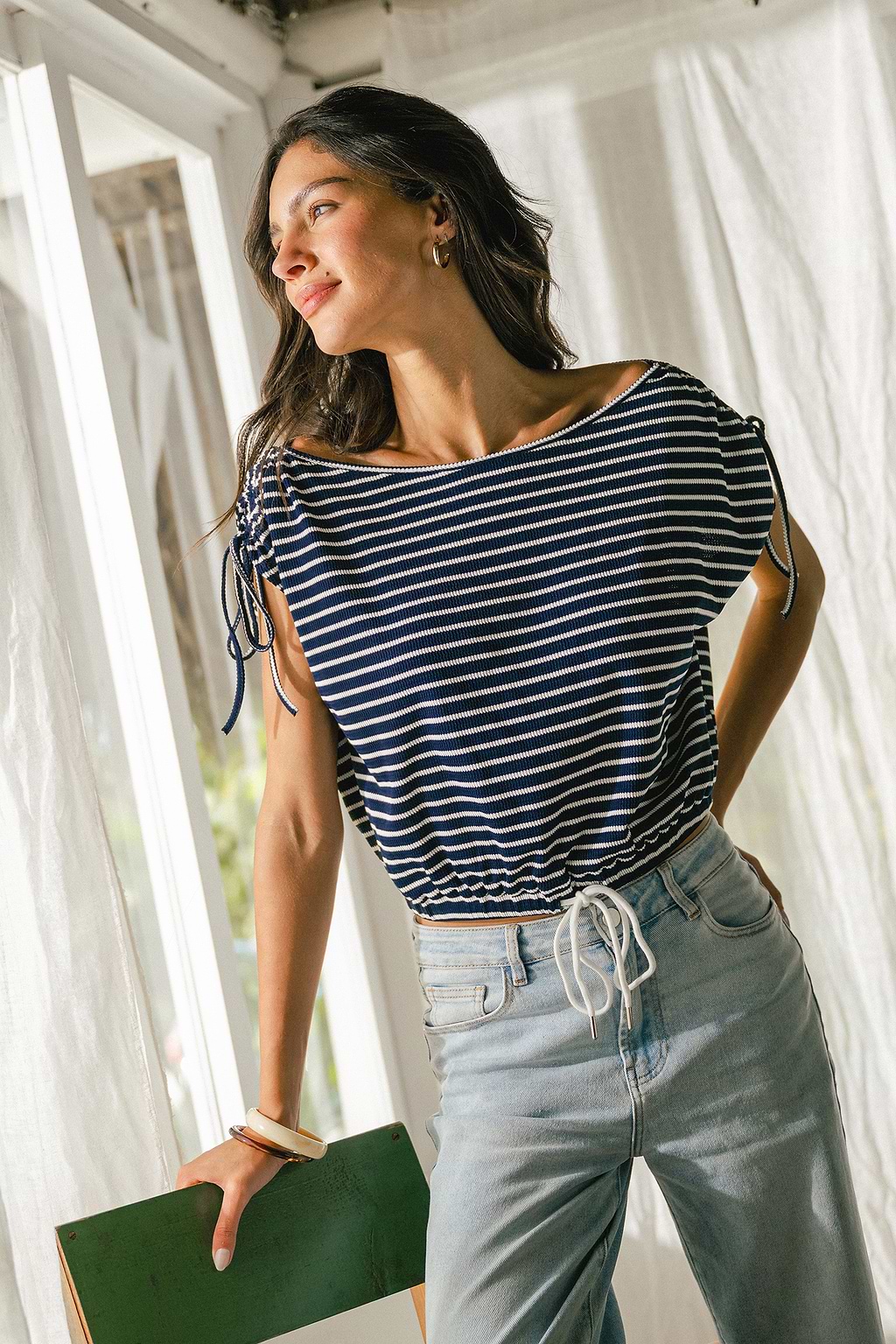 In the Know Striped Top