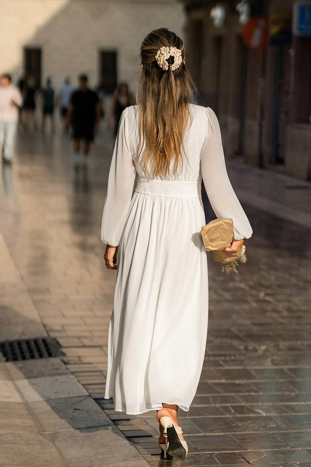 Ethereal Vibe White Maxi Dress