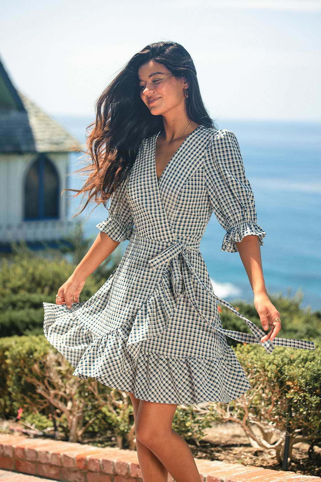 Check It Out Gingham Mini Dress