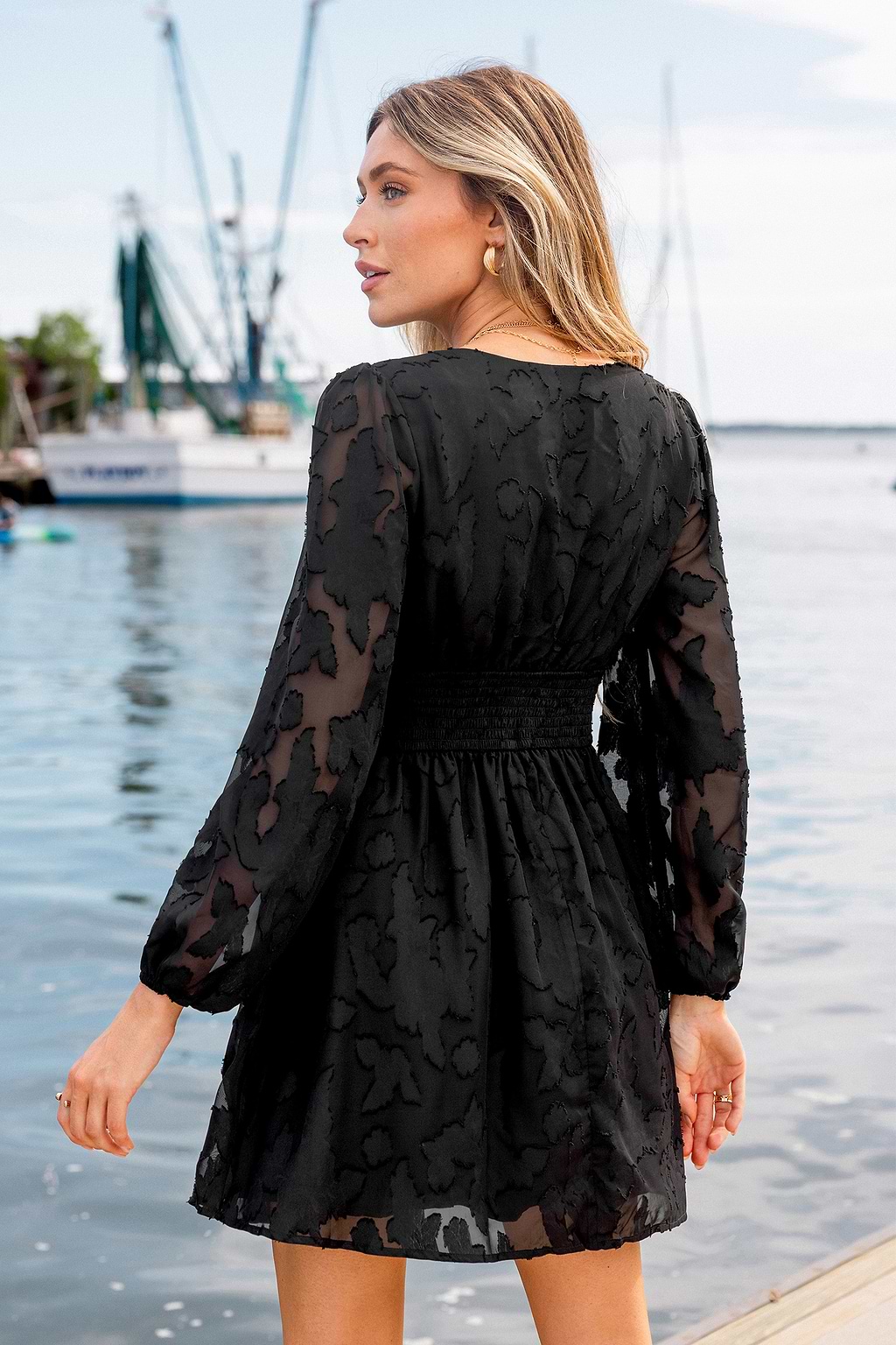 Last Dance Black Mini Dress