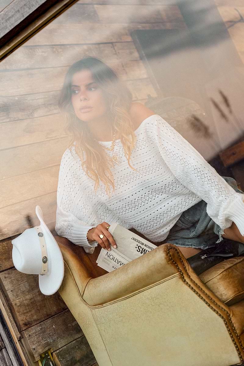 Maglione bianco 