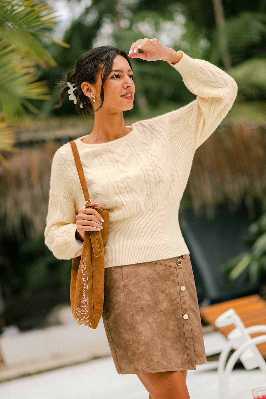 Fall Feeling Beige Sweater