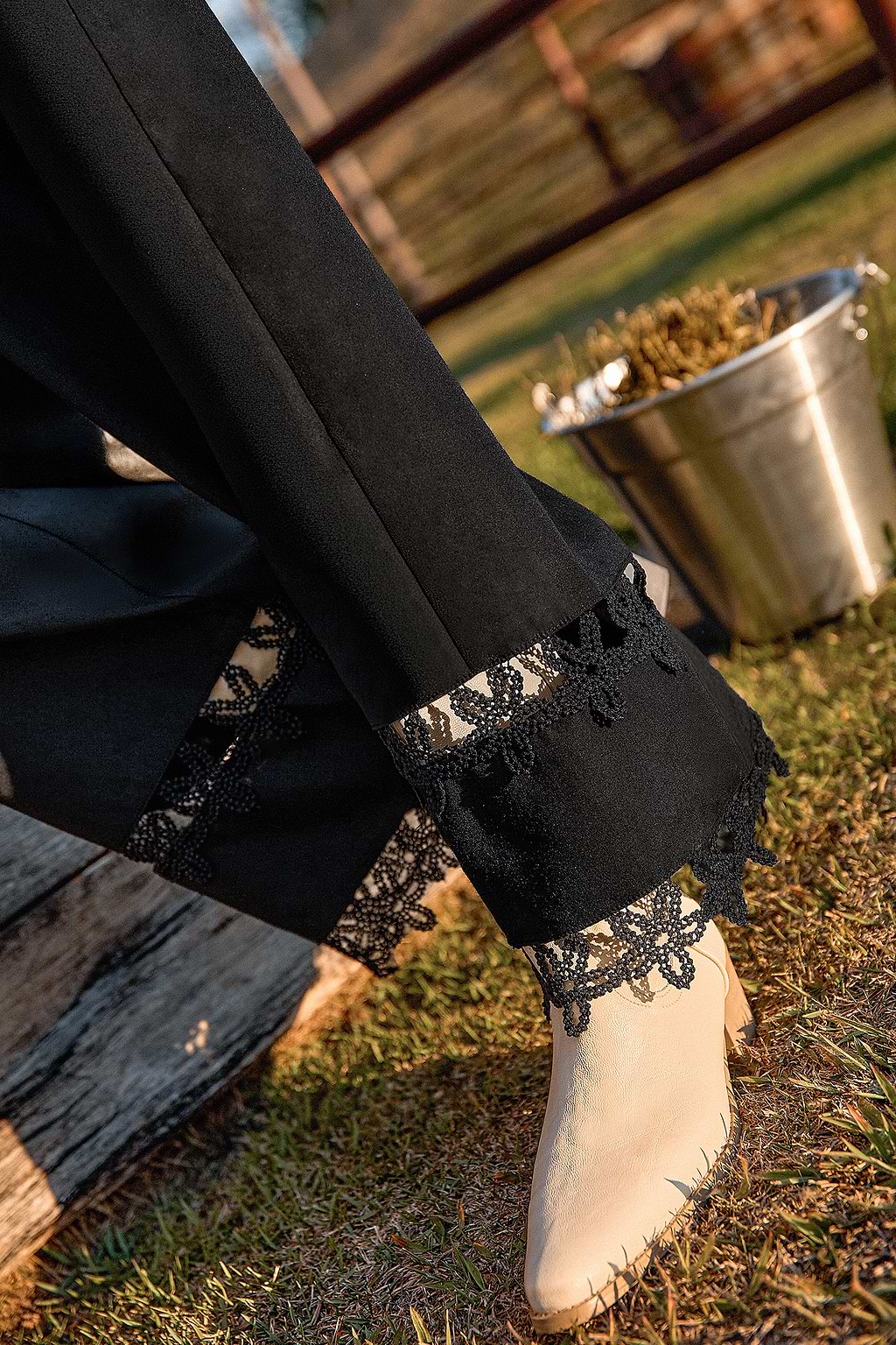 Beach House Black Pants