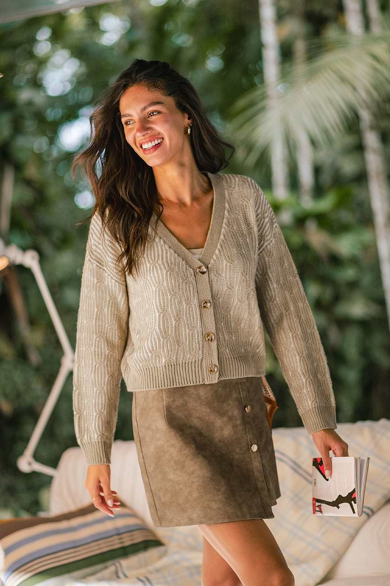 Forever Classic Tan Cardigan