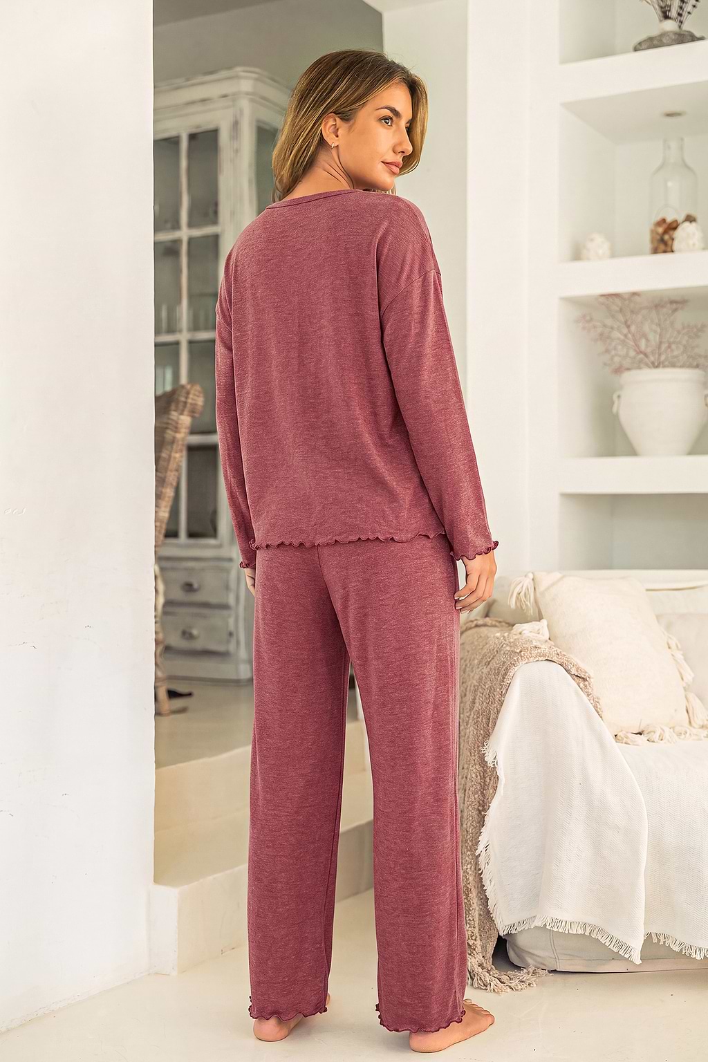 Moon Dust Red Pajama Set
