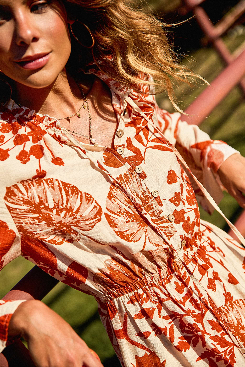 Turning a New Leaf Floral Romper