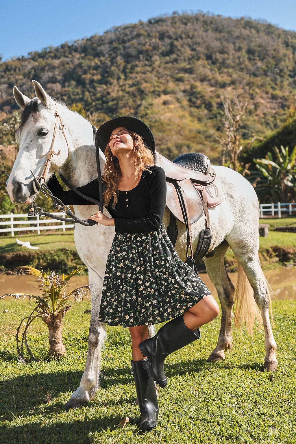 Flower Market Floral Mini Dress