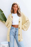Movie Night Yellow Cardigan