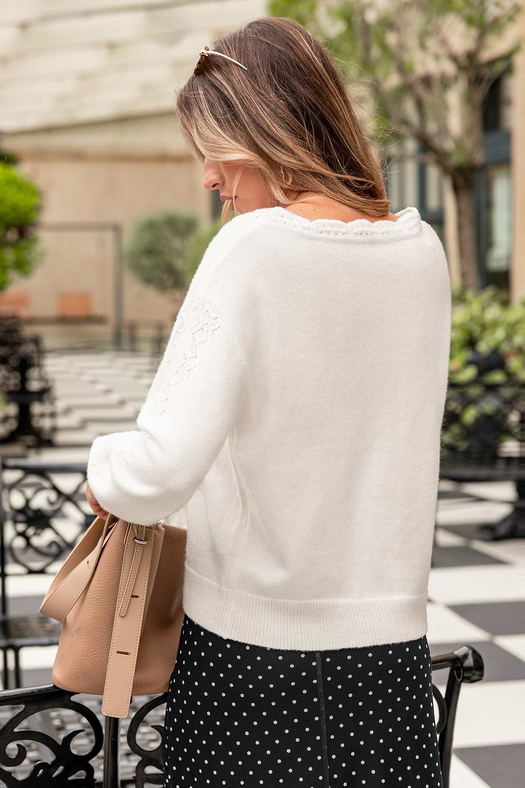 Cozy Corner White Sweater