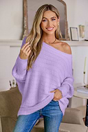 Sweet Tooth Purple Sweater