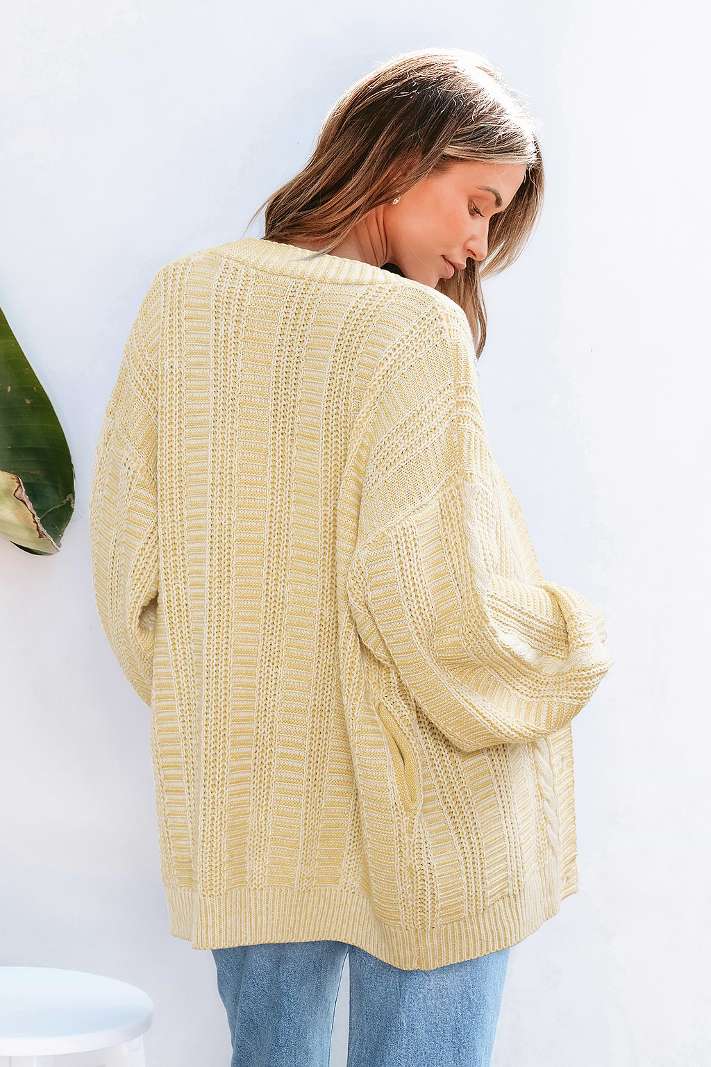 Movie Night Yellow Cardigan