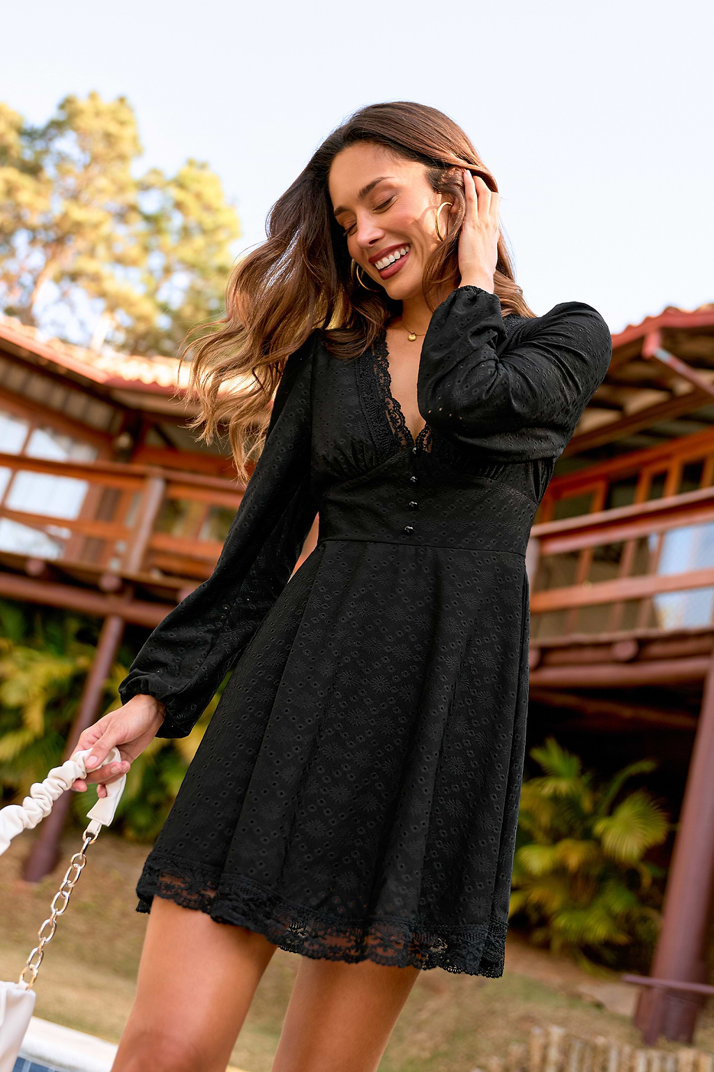 Signature Look Black Mini Dress