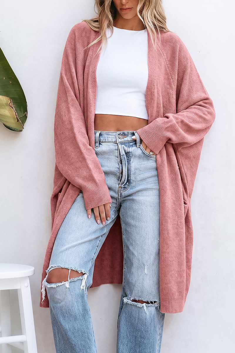 In No Hurry Pink Cardigan