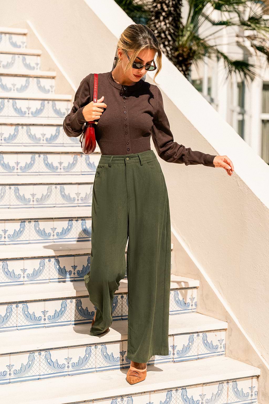 Rooted Green Trousers