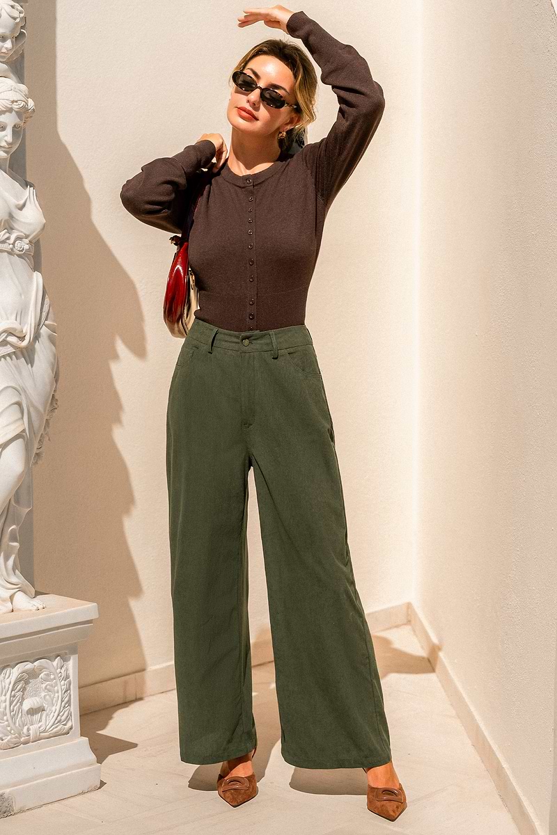 Rooted Green Pants