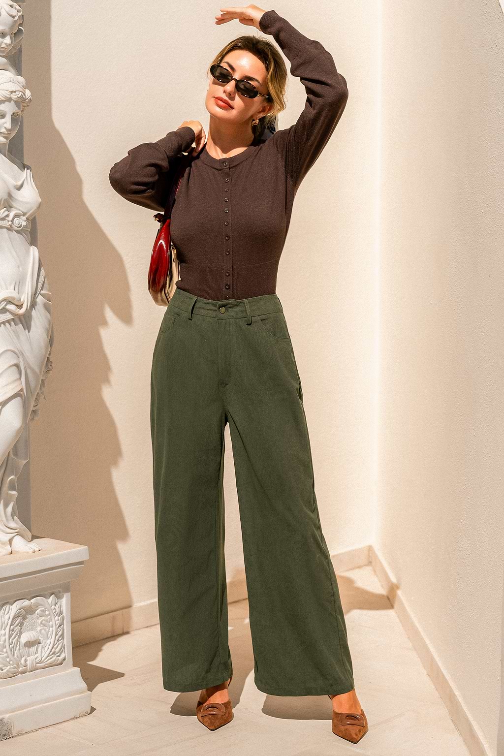 Rooted Green Pants