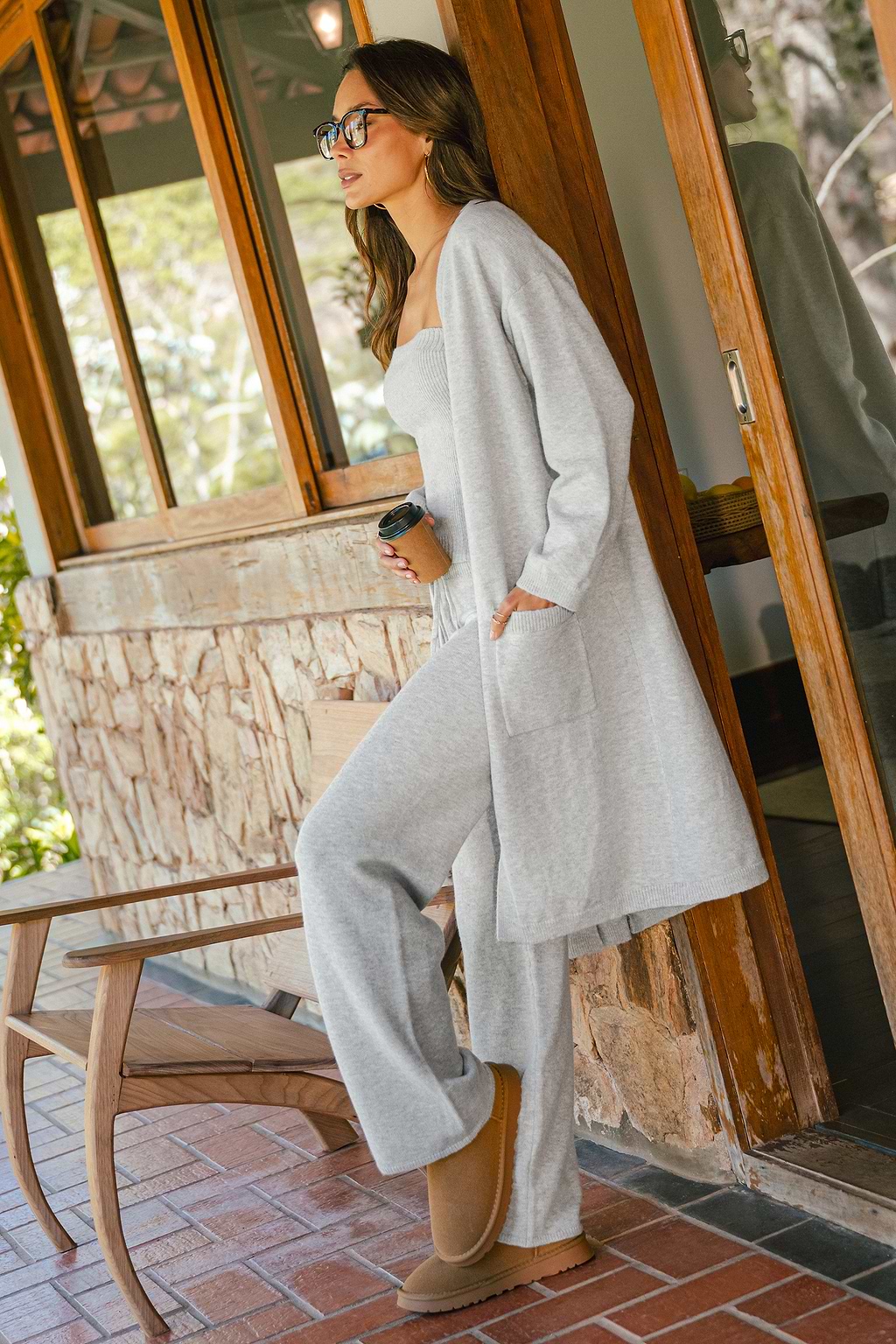 Better in Layers Grey Cardigan