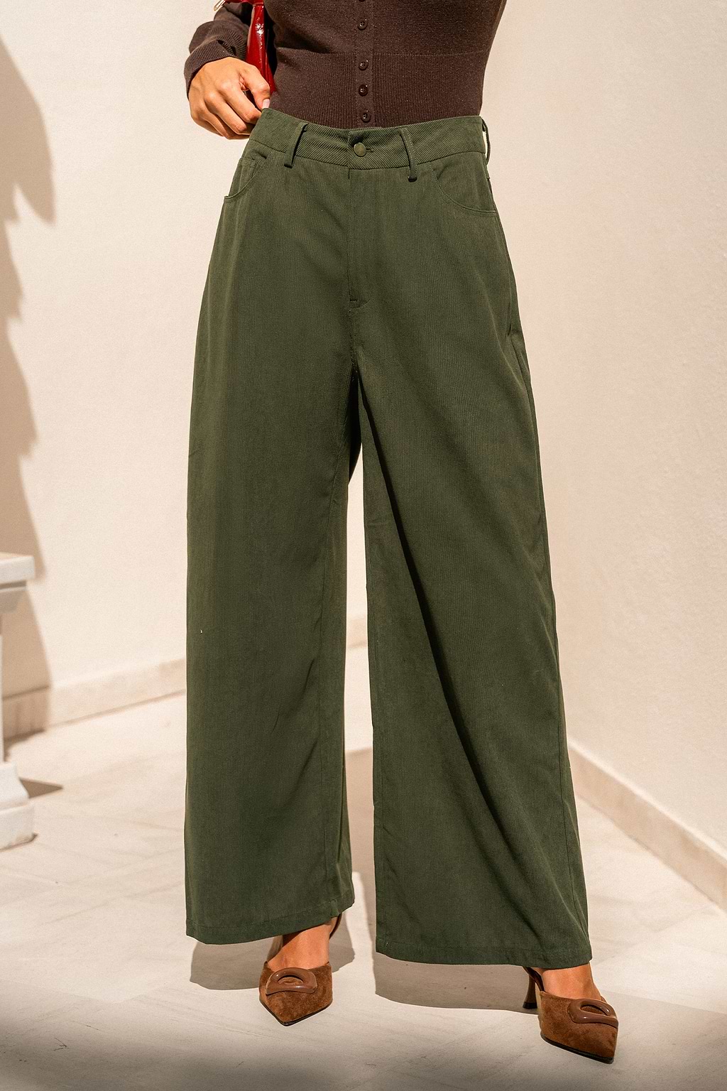Rooted Green Pants