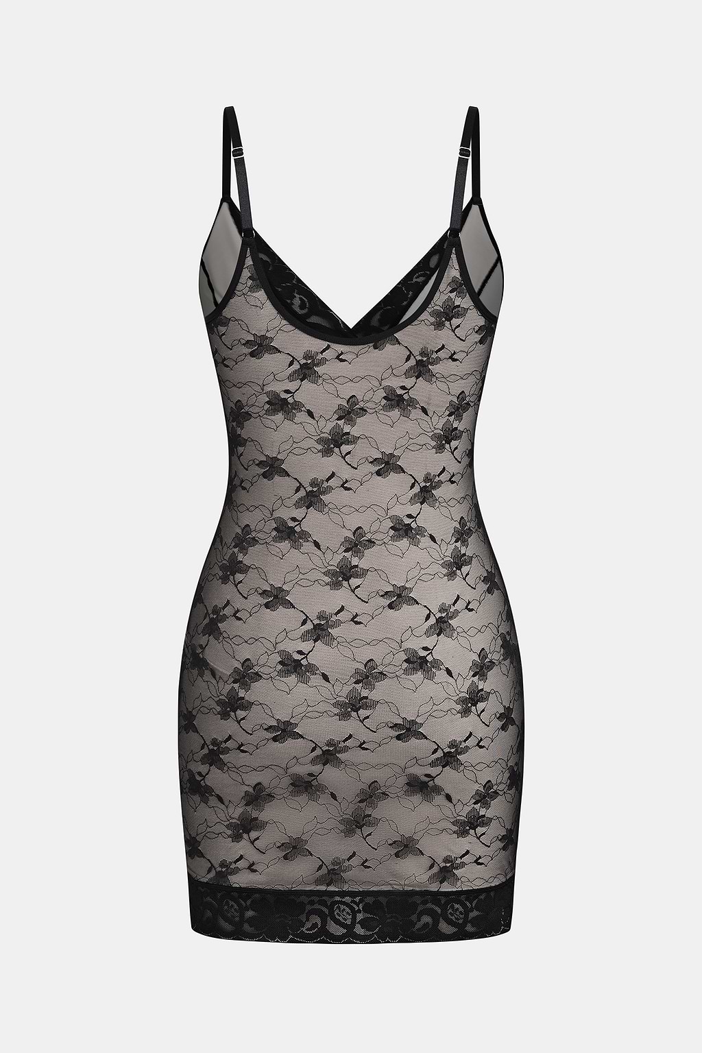 Undercover Confidence Black Shapewear Mini Dress