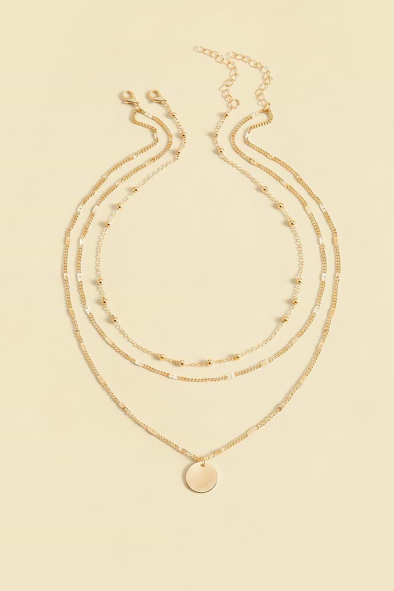 Cosmic Energy Gold-Tone Necklace Set