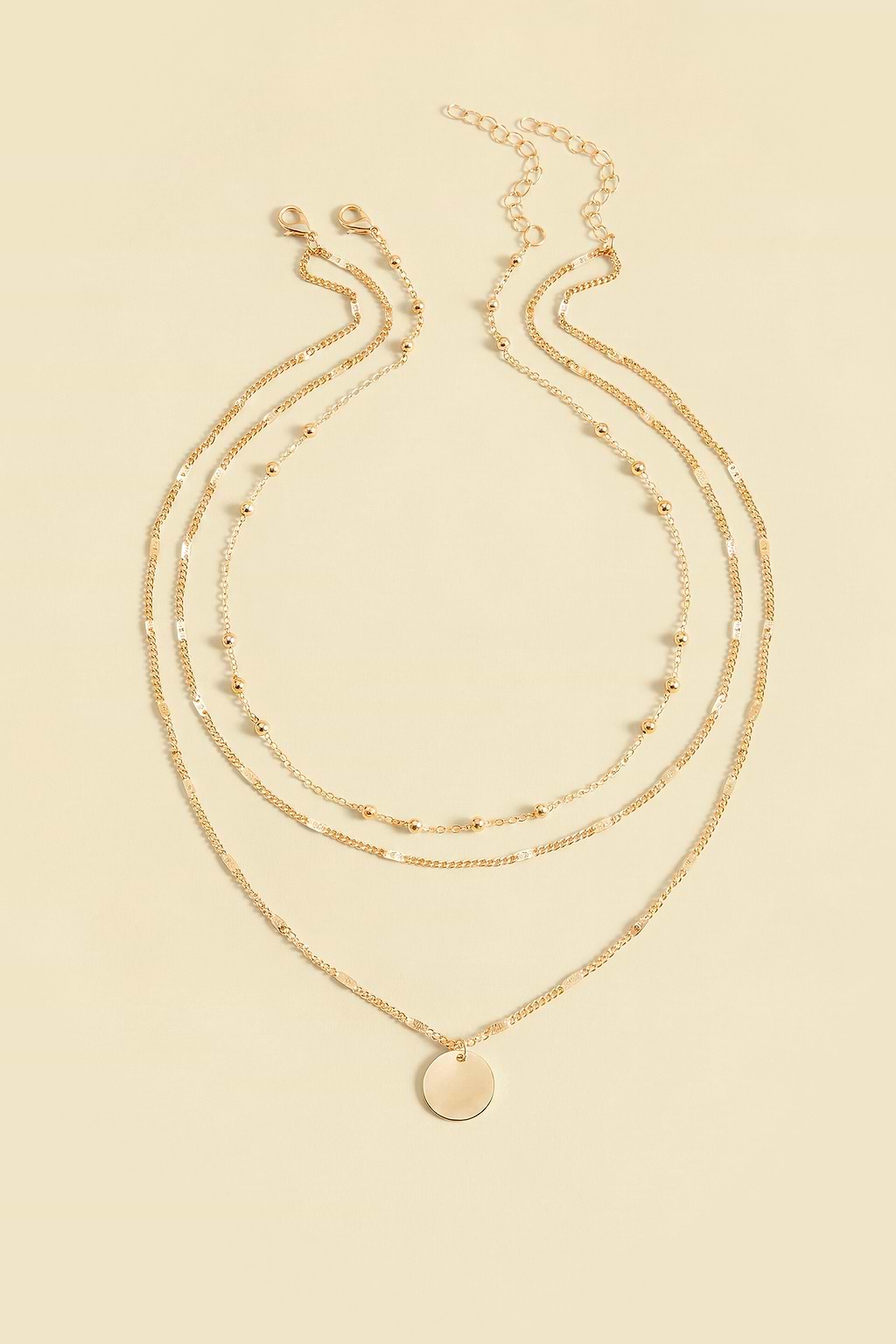 Cosmic Energy Gold-Tone Necklace Set
