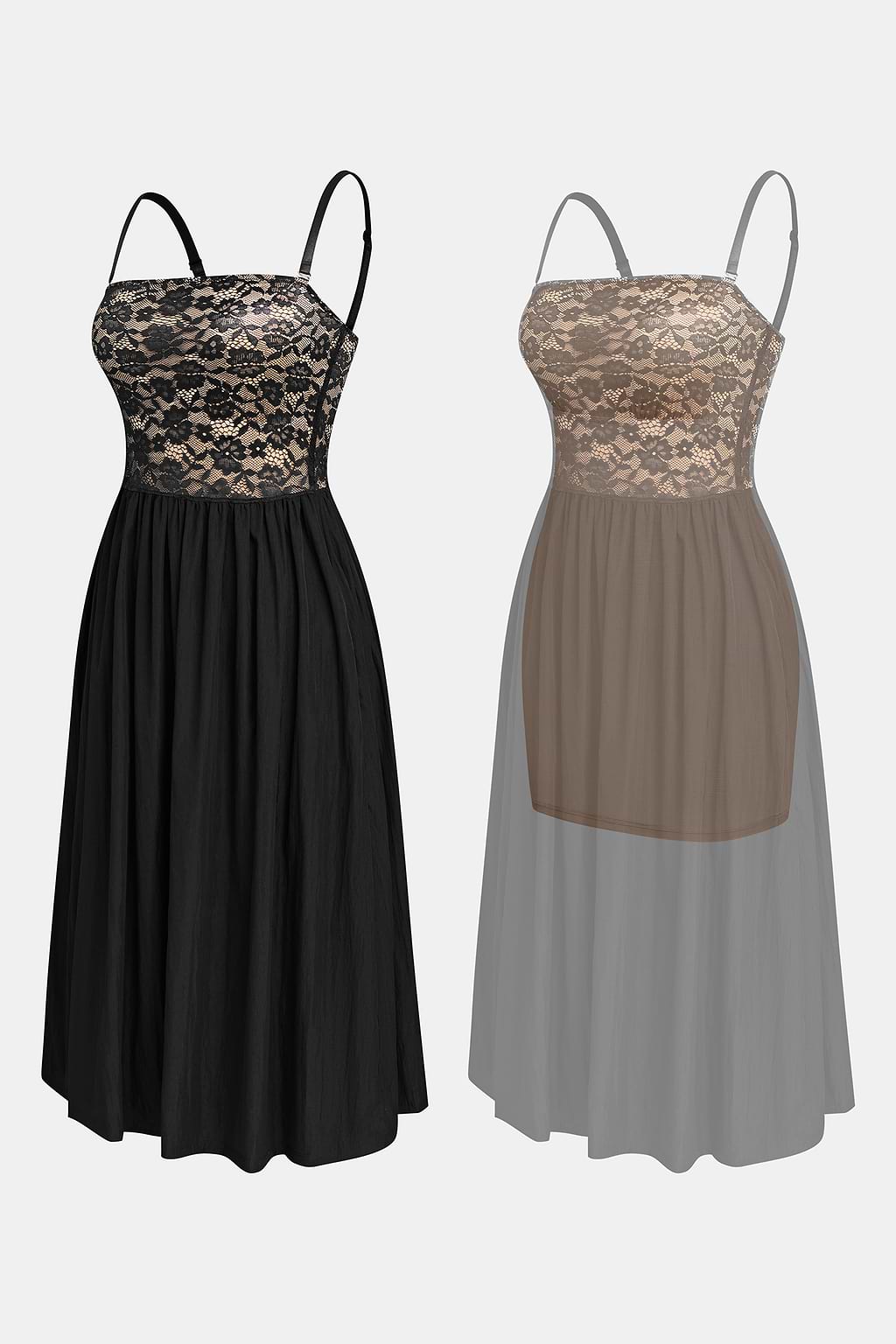 Pure Luck Black Shapewear Midi Dress