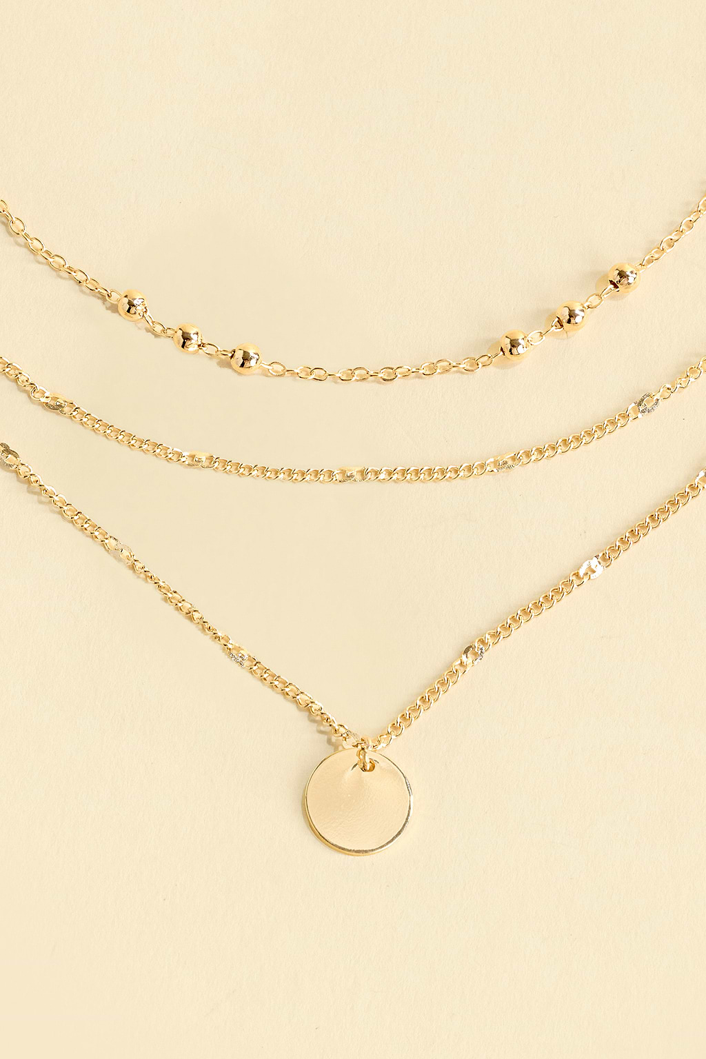 Cosmic Energy Gold-Tone Necklace Set