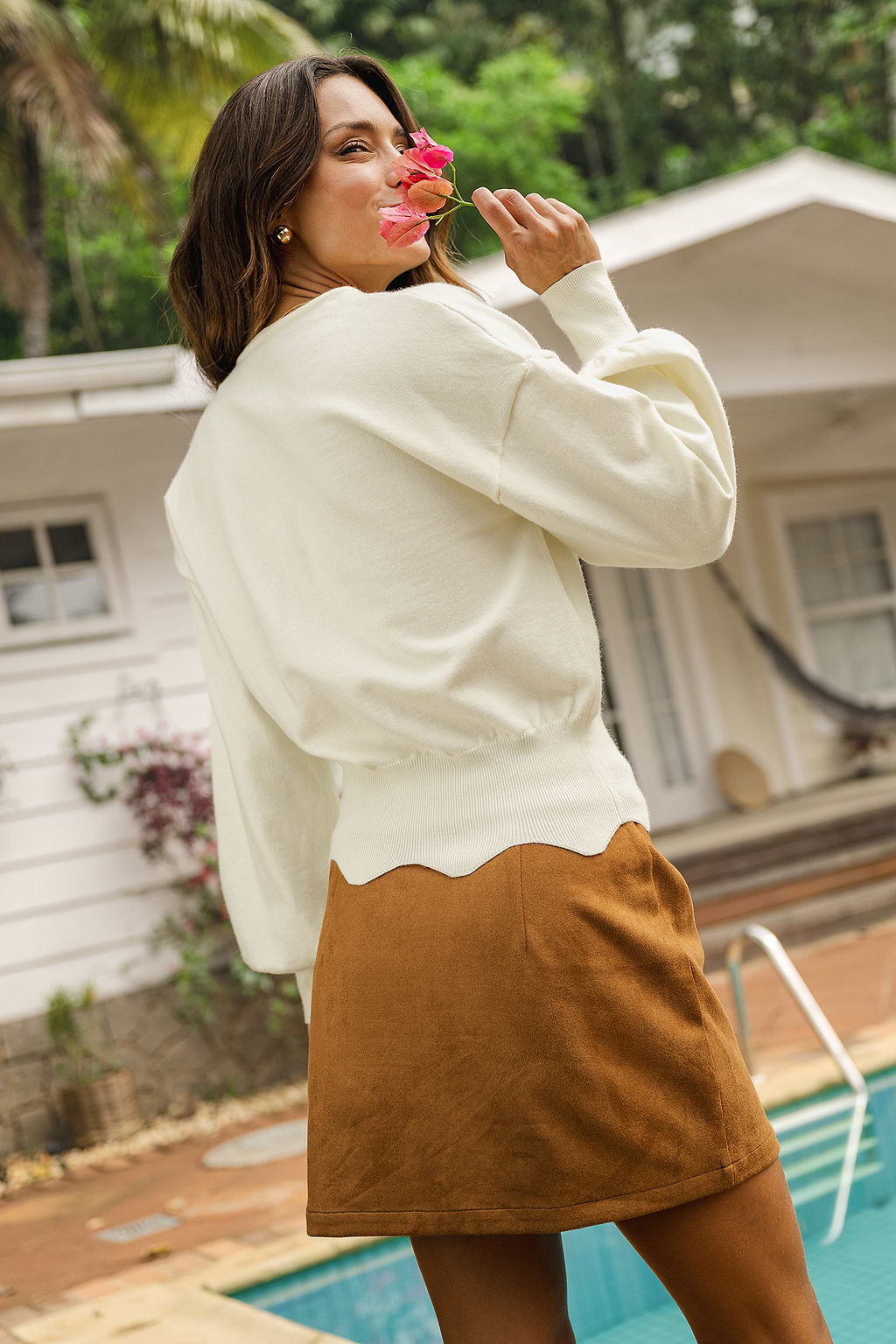 Local Celebrity Beige Sweater